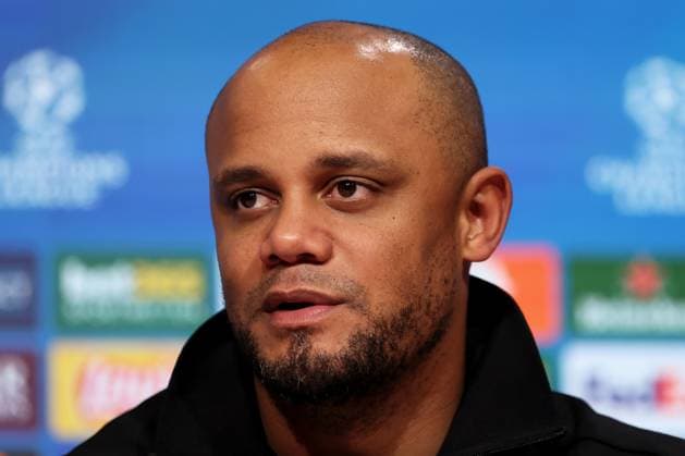 Munich, Germany, January 29, 2025 Football, Men, Champions League, Season 2024 2025, FC Bayern Munich SK Slovan Bratislava, Allianz Arena, Matchday 8 Vincent Kompany, Coach FC Bayern Munich at the post-match press conference, Head, Portrait
