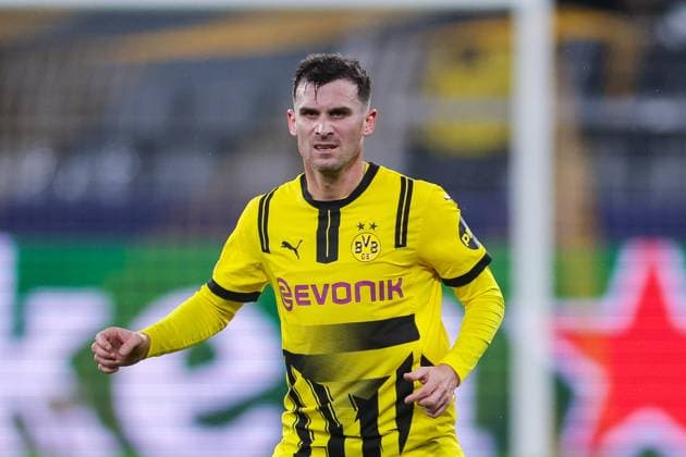 29 01 2025, UEFA Champions League, Matchday 8, Borussia Dortmund Shakhtar Donetsk, Pascal Groß Borussia Dortmund , Dortmund Signal Iduna Park NRW Germany xRHR PHOTO DEx Copyright: DennisxEwert RHR-FOTOx RHR-FOTO DE