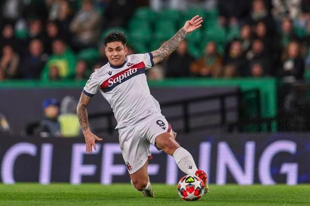 Santiago Castro (Bologna) during the Uefa Champions League match between Sporting CP Lisboa 1-1 Bologna FC at Estdio Jos Alvalade on January 29, 2025 in Lisboa, Italy. Noxthirdxpartyxsales  (280021557)