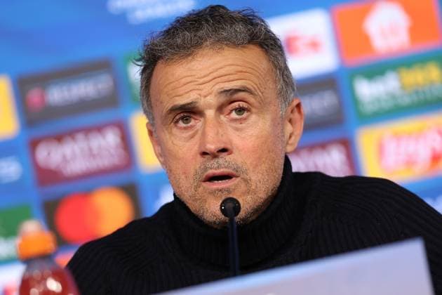 Stuttgart 29 January 2025 Uefa Champions League phase 2024 25 Matchday 8, VFB Stuttgart Paris Saint Germain v l , Coach, Coach Luis Enrique Paris Saint Germain after the match, Press conference Copyright: JoaquimxFerreira