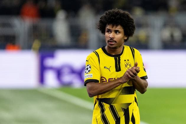 UEFA Champions League Borussia Dortmund FC Shakhtar Donetsk 29 01 2025 Karim Adeyemi Borussia Dortmund, 27 leaves the pitch after being substituted UEFA Champions League Borussia Dortmund FC Shakhtar Donetsk Signal Iduna Park, Dortmund 29 01 2025 Copyright: xBEAUTIFULxSPORTS Buriakovx