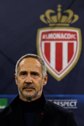 Sport Bilder des Tages Milan, Italy, January 29st 2025: Coach Adolf Hütter (Monaco) during the match between Inter and Monaco for UEFA Champions League at San Siro Stadium, Italy. (RogÃ rio Moroti SPP) Copyright: xRogÃ rioxMorotix xSPPx spp-en-RoMoSp-688A2843