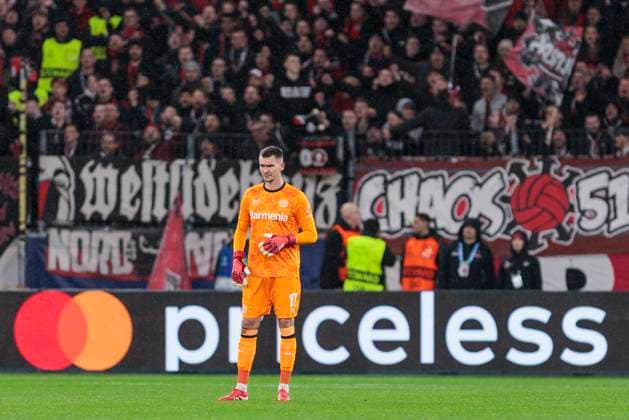 UEFA Champions League, Bayer Leverkusen Sparta Prague, 29 01 2025 Matej Kovar Bayer 04 Leverkusen, 17 UEFA Champions League, Bayer Leverkusen Sparta Prague, Matchday 8, on 29 01 2025, BayArena, Leverkusen UEFA regulations prohibit any use of photographs as image sequences and or quasi video Copyright: xBEAUTIFULxSPORTS Meuselx