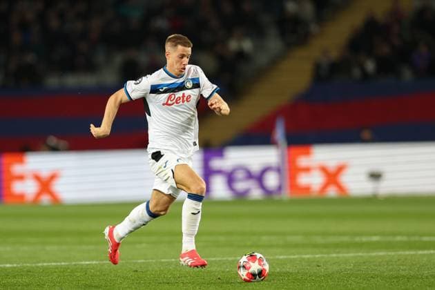 January 30, 2025, Barcelona, Spain: Mario Pasalic of Atalanta Bergamo in action during the UEFA Champions League match between FC Barcelona, Barca and Atalanta Bergamo at Estadio Olimpico. FInal Score; FC Barcelona 2:2 Atalanta Bergamo. Barcelona Spain - ZUMAs197 20250130_aaa_s197_028 Copyright: xGrzegorzxWajdax