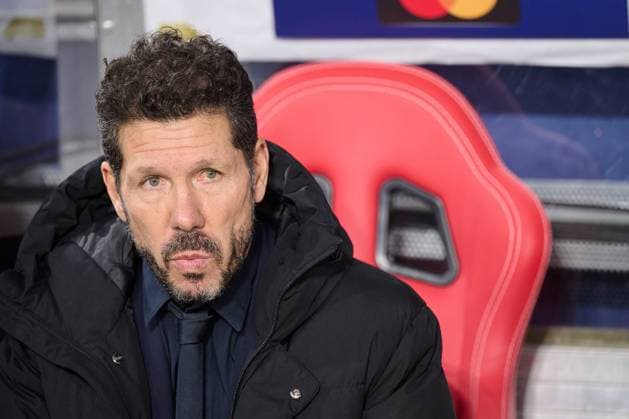 Salzburg, Austria January 29, 2025 Champions League 2024 2025 RB Salzburg vs Atletico de Madrid Pictured Coach Diego Simeone Madrid Red Bull Arena Copyright: xFotostandx xWassmuthx