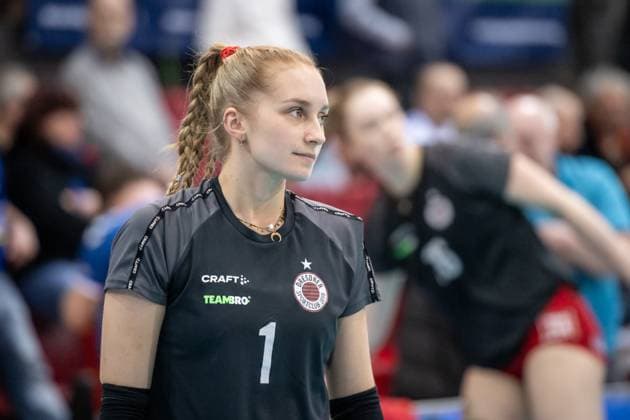Patricia Nestler (Dresdner SC, 01) GER, Allianz MTV Stuttgart - Dresdner SC, Volleyball Bundesliga, VBL, Spielzeit 2024 2025, 30.01.2025 GER, Allianz MTV Stuttgart - Dresdner SC, Volleyball Bundesliga, VBL, Spielzeit 2024 2025, 30.01.2025 Stuttgart Copyright: xSandyxDinkelackerx EP_SDR
