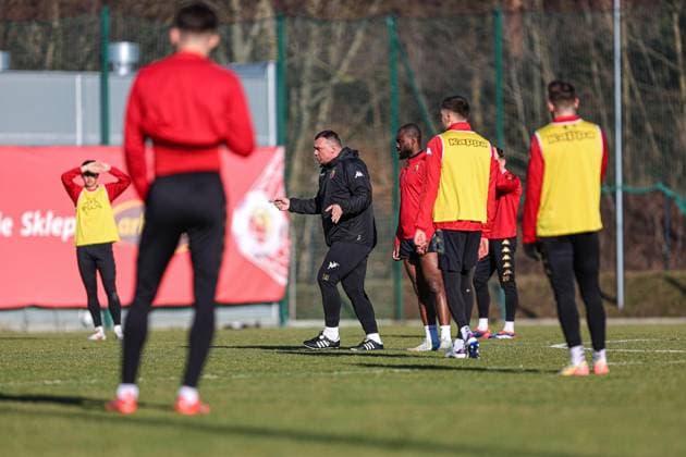 30.01.2025 BIALYSTOK (POLAND) PILKA NOZNA (FOOTBALL) TRENING JAGIELLONIA BIALYSTOK NZ ADRIAN SIEMIENIEC FOTO KAMIL SWIRYDOWICZ CYFRASPORT NEWSPIX.PL --- Newspix.pl POLAND OUT!  250130CSKS029