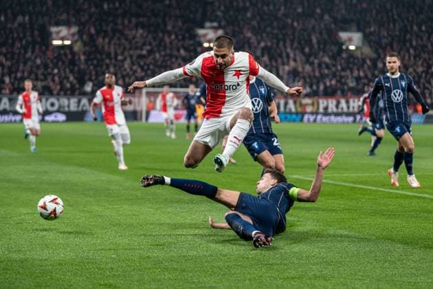 Football, EL, Slavia Prague - Malmö FF