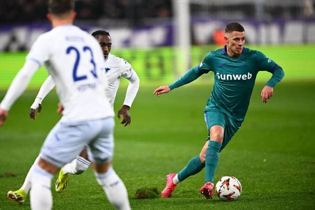 RSC Anderlecht v Hoffenheim - UEFA Europa League ANDERLECHT, BELGIUM - JANUARY 30 : Hazard Thorgan midfielder of RSC Anderlecht during the UEFA Europa League 2024 25 League Phase MD8 match between RSC Anderlecht and Hoffenheim on January 30, 2025 in Anderlecht, Belgium, 30 01 2025 Anderlecht Belgium  Copyright: xGvgx