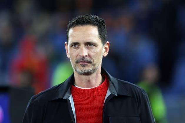 UEFA Europa League, match day 8 - AS Roma vs Eintracht Frankfurt at Olympic Stadium in Rome on 30th January 2025 Rome, Italy 30.01.2025: Dino Toppmollerof coach manager Eintracht Frankfurt before the Uefa Europa League 2024-2025, football match between AS Roma vs Eintracht Frankfurt at Olympic Stadium in Rome. Rome Olympic italy italy Copyright: xmarcoxiacobucci