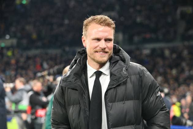 30th January 2025; Tottenham Hotspur Stadium, London, England; UEFA Europa League Football, Tottenham Hotspur versus Elfsborg; Elfsborg manager Oscar Hiljemark  ActionPlus12745438 KatiexChan