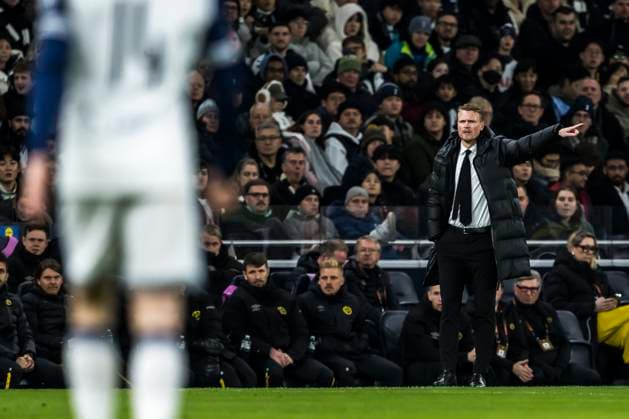 250130 Head coach Oscar Hiljemark of Elfsborg during the UEFA Europa League football match between Tottenham Hotspur and Elfsborg on January 30, 2025 in London Photo Emma Wallskog BILDBYRAN COP 320 EW0477 fotboll football soccer fotball uefa europa league europa league tottenham hotspur elfsborg bbeng  Copyright: EMMAxWALLSKOG BB250130EW061