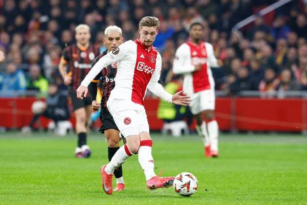 AMSTERDAM , 30-01-2025 , Johan Cruijff Arena , UEFA Europa League football , season 2024 2025, match between Ajax and Galatasaray , Ajax player Kenneth Taylor Ajax - Galatasaray  x27627341x Copyright: