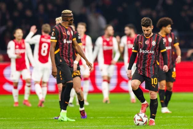 AMSTERDAM, 30-01-2025 , JohanCruijff Arena, football, UEFA Europa League, season 2024 2025, Galatasaray player Dries Mertens after the 1-0 during the match Ajax - Galasataray, Ajax - Galatasaray  x27627454x Copyright: