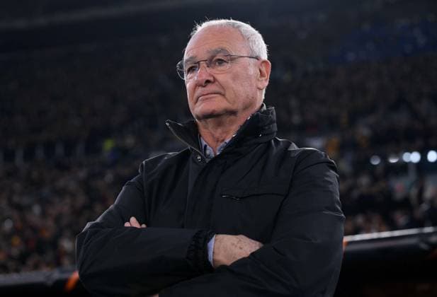 Foto IPP Luciano Adriani Roma 30 01 2025 Coppa UEFA Europa League 2024 2025 Roma vs Eintracht Frankfurt Nella foto: Claudio Ranieri Italy Photo Press - World Copyright Roma italy Italia ITALY  Copyright: xR4924_italyphotopressx