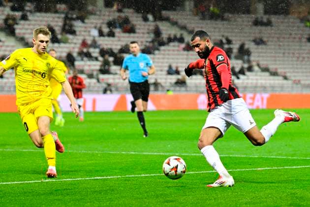 FOOTBALL : OGC Nice VS FK Bodo Glimt - UEFA Europa League - 30 01 2025 L OGC Nice recoit le FK Bodo Glimt Ã l Allianz Riviera dans le cadre de la huiteme journÃ e d UEFA Europa League. Ali Abdi (OGCN) NiceFrance  Copyright: xWilliamxCannarellax