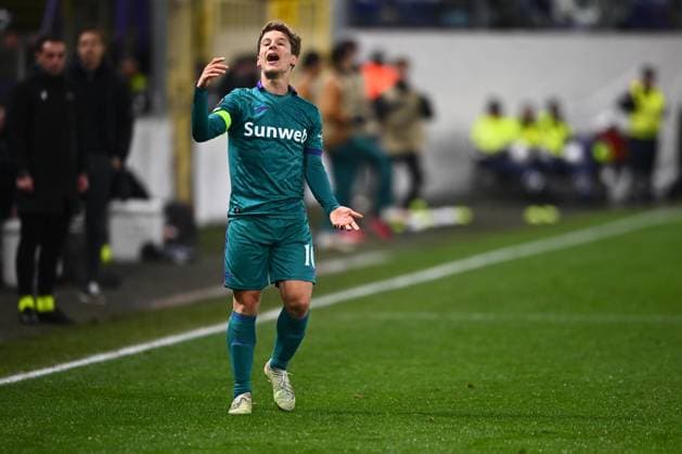 RSC Anderlecht v Hoffenheim - UEFA Europa League ANDERLECHT, BELGIUM - JANUARY 30 : Verschaeren Yari midfielder of RSC Anderlecht screams out his frustration during the UEFA Europa League 2024 25 League Phase MD8 match between RSC Anderlecht and Hoffenheim on January 30, 2025 in Anderlecht, Belgium, 30 01 2025 Anderlecht Belgium  Copyright: xGvgx