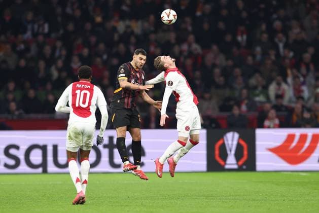 AMSTERDAM, 30-01-2025 , JohanCruijff Arena, football, UEFA Europa League, season 2024 2025, Ajax player Kenneth Taylor during the match Ajax - Galasataray, Ajax - Galatasaray  x27627707x Copyright: