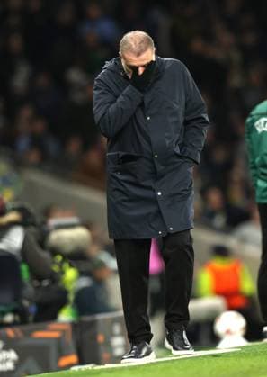Ange Postecoglou (Spurs manager) at the Tottenham Hotspur v IF Elfsborg UEFA Europa League match, at the Tottenham Hotspur Stadium, London, UK on 30th January, 2025. 