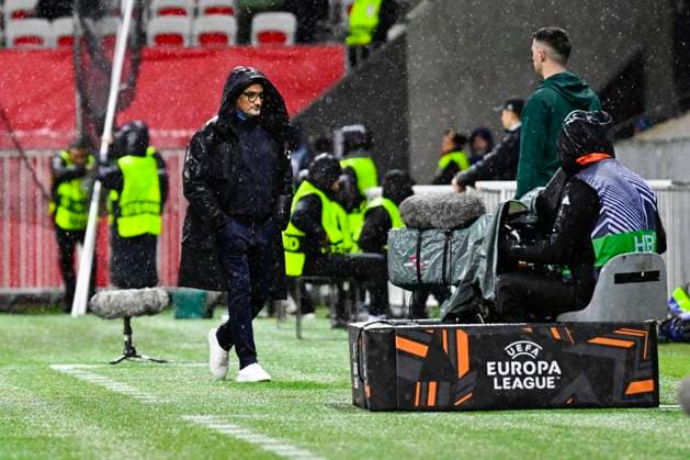 FOOTBALL : OGC Nice VS FK Bodo Glimt - UEFA Europa League - 30 01 2025 L OGC Nice recoit le FK Bodo Glimt Ã l Allianz Riviera dans le cadre de la huiteme journÃ e d UEFA Europa League. Franck Haise (entraineur OGC Nice) NiceFrance  Copyright: xWilliamxCannarellax