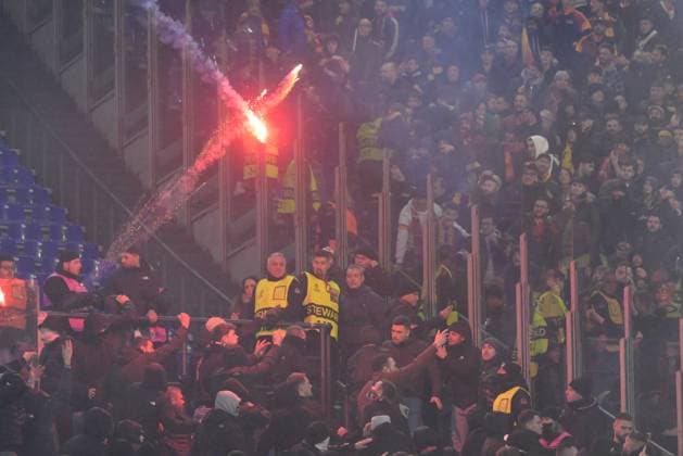 Football, EL, AS Roma - Eintracht Frankfurt, Fan riots