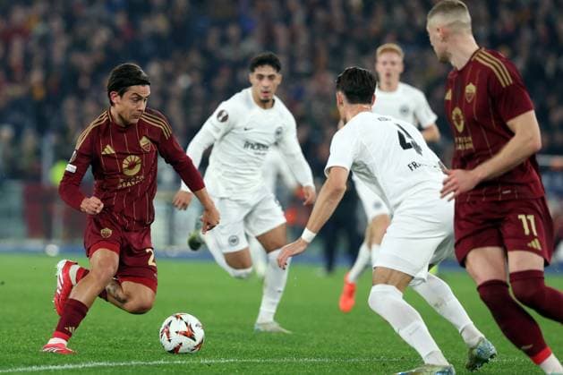 UEFA Europa League, match day 8 - AS Roma vs Eintracht Frankfurt at Olympic Stadium in Rome on 30th January 2025 Rome, Italy 30.01.2025: Paulo Dybala of Roma during the Uefa Europa League 2024-2025, football match between AS Roma vs Eintracht Frankfurt at Olympic Stadium in Rome. Rome Olympic italy italy Copyright: xmarcoxiacobucci