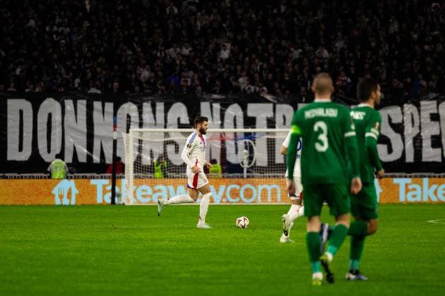 FOOTBALL : Olympique Lyonnais vs Ludogorets Razgrads - Europaligue - Groupama Stadium - Decines-Charpieu - 30 01 2025 Duje Caleta-Car (55 Olympique Lyonnais) lors du match Olympique Lyonnais vs Ludogorests, UEFA Europa League, Groupama Stadium Ã Lyon, France LyonFrance  Copyright: xPaulinexFIGUETx xPSnewZx