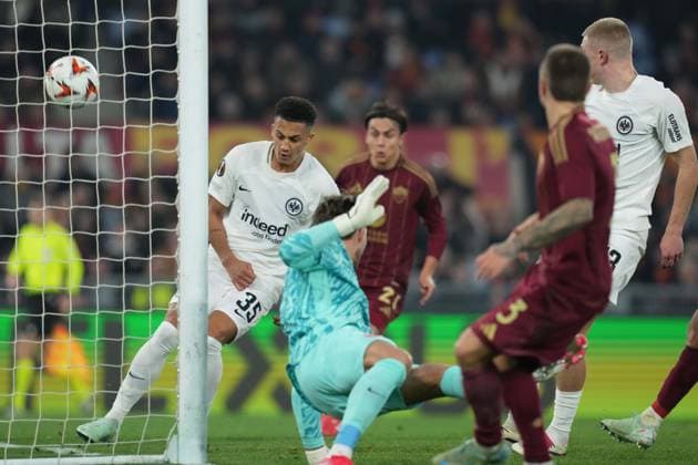 Eintracht Frankfurt s Tuta autogol during the UEFA Europa League single group between Roma and Entracht Francoforte at the Olympic Stadium in Rome, Italy - Thursday 30 January 2025 - Soccer  Copyright: xAlfredoxFalcone LaPressex
