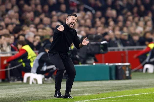 Sport Bilder des Tages AMSTERDAM - Ajax coach Francesco Farioli during the UEFA Europa League match between AFC Ajax and Galatasaray at the Johan Cruijff ArenA on Jan. 30, 2025 in Amsterdam, Netherlands. ANP SEM VAN DER WAL UEFA Europa League 2024 25 League Phase MD8 2024 25 xVIxANPxSportx xxANPxIVx 518737031 originalFilename: 518737031.jpg