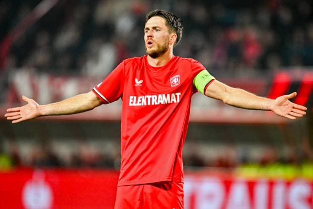 ENSCHEDE, Stadium Grolsch Veste, 30-01-2025 , season 2024 2025 , Europa League during the match Twente - Besiktas FC Twente player Ricky van Wolfswinkel Twente - Besiktas  x27628641x Copyright: