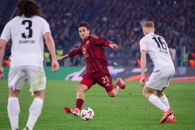 UEFA Europa League Football Match - 2024 25 Roma vs Eintracht Frankfurt 30 01 2025 Rome, Stadio Olimpico, football match valid for UEFA Europa League 2024 24 between AS Roma vs Eintracht Frankfurt In photo: Paulo Dybala of Roma AS ROMA Stadium Olimpic Lazio ITALY Copyright: xFABIOxSASSO FPAxFabioxSasso FPAx Roma Eintracht Frankfurt2025_01_31Fabio Sasso0549