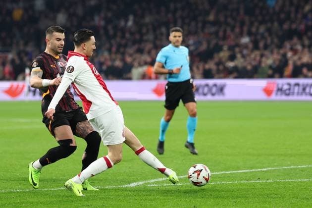 AMSTERDAM, 30-01-2025 , JohanCruijff Arena, football, UEFA Europa League, season 2024 2025, Ajax player Steven Berghuis during the match Ajax - Galasataray, Ajax - Galatasaray  x27629034x Copyright: