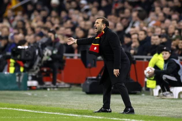 AMSTERDAM - Galatasaray SK coach Okan Buruk during the UEFA Europa League match between AFC Ajax and Galatasaray at the Johan Cruijff ArenA on Jan. 30, 2025 in Amsterdam, Netherlands. ANP KOEN VAN WEEL UEFA Europa League 2024 25 League Phase MD8 2024 25 xVIxANPxSportx xxANPxIVx 518738926 originalFilename: 518738926.jpg