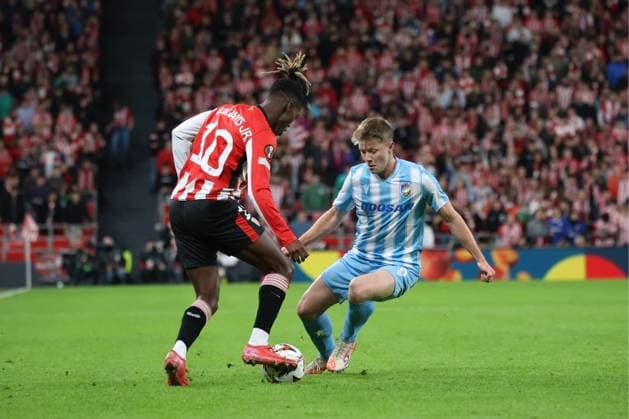 UEFA Europa League soccer match between Athletic Club and Viktoria Plzen at San Mames Stadium in Bilbao, Spain 30 January 2025 900 Cordon Press  900 CordonxPress LOF - UEFA Europa League Athletic Club vs Viktoria Plzen