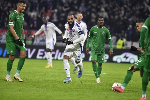 FOOTBALL : Olympique Lyonnais vs Ludogorets Razgrads - Europaligue - Groupama Stadium - Decines-Charpieu - 30 01 2025 Alexandre LACAZETTE forward of Olympique Lyonnais during the UEFA Europa League, league phase football match between Olympique LYONNAIS OL and Ludogorets Razgrads at the Groupama Stadium in Decines-Charpieu, France, on January 30, 2025.  Copyright: xMourad_ALLILIx