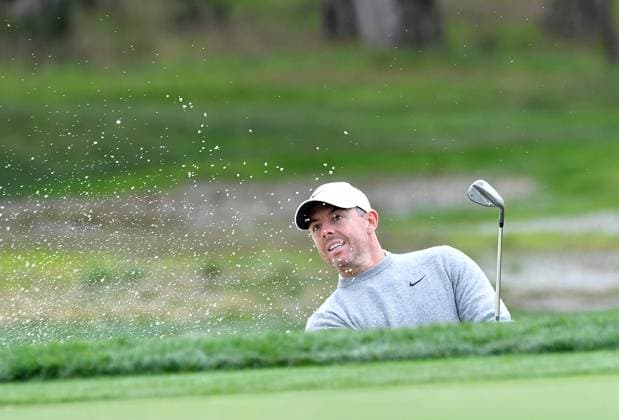 January 30, 2025, Pebble Beach, Ca, USA: Rory McIlroy during the first round of the AT&T Pebble Beach Pro-Am 2025 at Spyglass Hill golf course on January 30, 2025 in Pebble Beach, California. Casey Flanigan imageSPACE Pebble Beach USA - ZUMAi237 20250130_zsa_i237_008 Copyright: xFlanigan Imagespacex