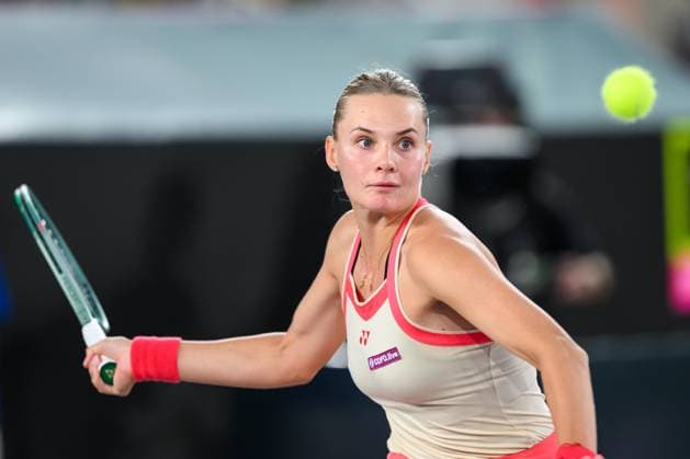 TENNIS - WTA, Tennis Damen Upper Austria Ladies Linz LINZ,AUSTRIA,31.JAN.25 - TENNIS - WTA Tour, Upper Austria Ladies Linz. Image shows Dayana Yastremska (UKR).  GEPAxpictures xChristianxMoser