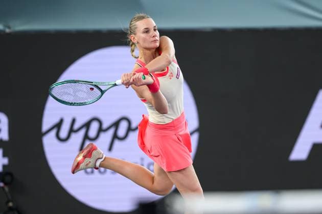 TENNIS - WTA, Tennis Damen Upper Austria Ladies Linz LINZ,AUSTRIA,31.JAN.25 - TENNIS - WTA Tour, Upper Austria Ladies Linz. Image shows Dayana Yastremska (UKR).  GEPAxpictures xChristianxMoser