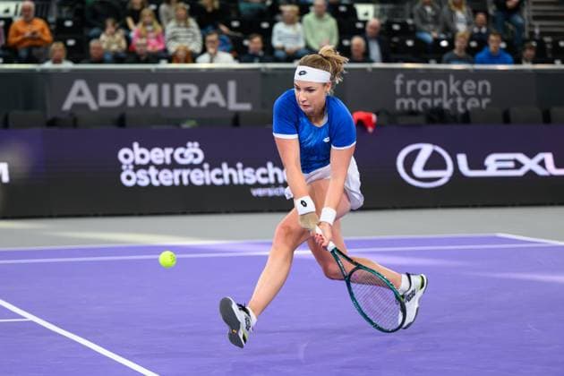 TENNIS - WTA, Tennis Damen Upper Austria Ladies Linz LINZ,AUSTRIA,31.JAN.25 - TENNIS - WTA Tour, Upper Austria Ladies Linz. Image shows Anna Blinkova (RUS).  GEPAxpictures xChristianxMoser