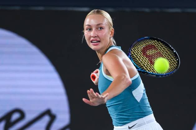 TENNIS - WTA, Tennis Damen Upper Austria Ladies Linz LINZ,AUSTRIA,31.JAN.25 - TENNIS - WTA Tour, Upper Austria Ladies Linz. Image shows Anastasia Potapova (RUS).  GEPAxpictures xChristianxMoser