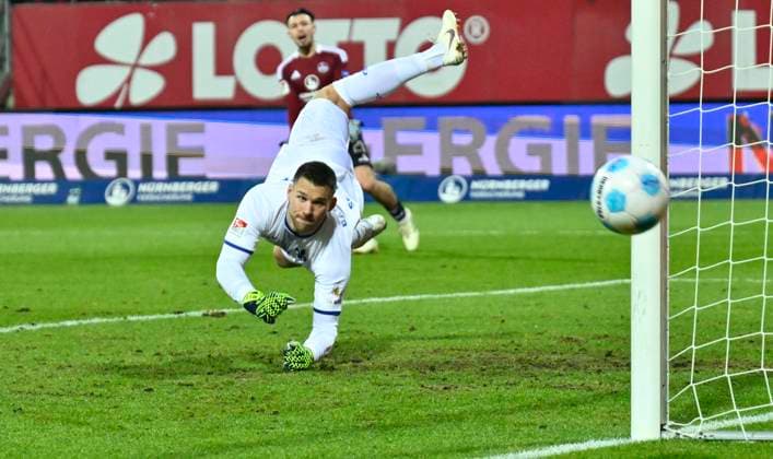 31 01 2025 Soccer Season 2024 2025 2 Soccer Bundesliga 20 Matchday 1 FC Nürnberg FCN Club SV Darmstadt 98 SVD Lilien Sportfoto Zink xwoxzix DFL regulations prohibit any use of photographs as image sequences and or quasi video only for editorial use Marcel Schuhen 1, SV Darmstadt 98 D98 SV98