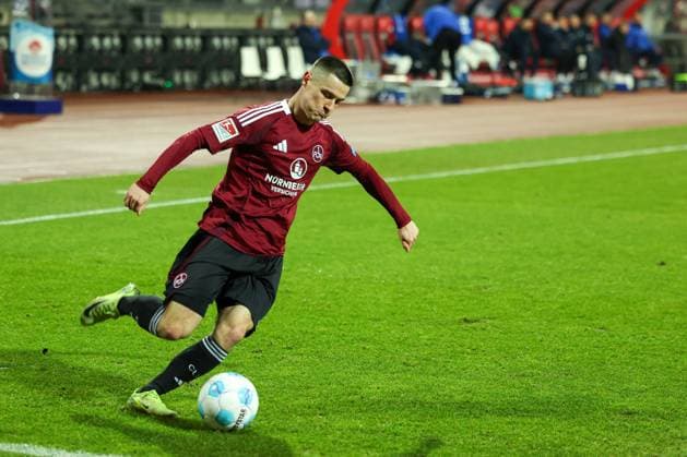 Oliver Villadsen 2 1 FC Nuernberg , 1 FC Nuernberg vs SV Darmstadt 98, Soccer, 2 Bundesliga, 20 Matchday, 31 01 2025 DFB regulations prohibit any use of photographs as image sequences and or quasi video Nuernberg Bayern Germany Copyright: xkolbert-press MartinxAgüerax