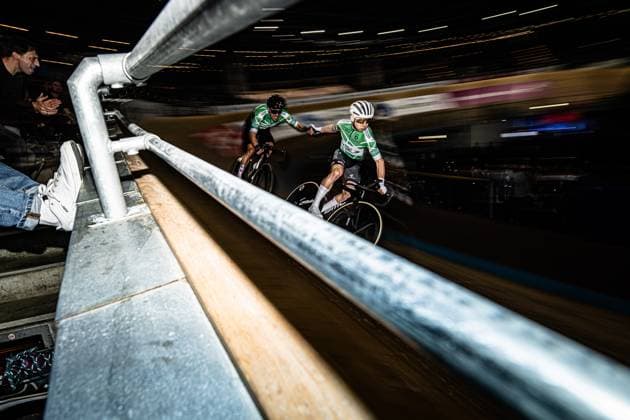 MÜLLER Tobias, DONEGA Matteo Six Day Berlin 2025 Team 11 MÜLLER Tobias GER Black DONEGA Matteo ITA Red Landscape horizontal Landscape Event Event Six Day Berlin 2025 Category Category Cycling Track Cycling Sixdays Elite Men Location Location Europe Germany Berlin Velodrom Berlin Discipline Team Time Trail Distance 500 m Date Date 31 01 2025 Friday Day 1