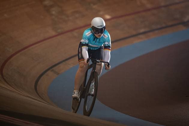 Kuniß Anastasia: Six Day Berlin 2025 Team 6 - Kuniß Anastasia ( GER ) Querformat - quer - horizontal - Landscape - Event Veranstaltung: Six Day Berlin 2025 - Category Kategorie: Cycling - Track cycling, Rad, Radsport, Bahnrad, Bahn Sixdays - Elite Women - Location Ort: Europe Germany - Berlin - Velodrom Berlin - Discipline: Keirin - Distance: ... m - Date Datum: 31.01.2025 Friday Day 1 -