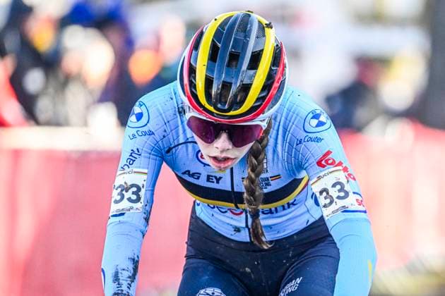 2025 UCI Cyclo-Cross WC - Women Junior LIEVIN, FRANCE - FEBRUARY 01 : Peeters Zita (BEL) in action during the 2025 UCI Cyclo-Cross World Championships for Women Junior on February 01, 2025 in Lievin, France, 01 02 2025 Lievin France  Copyright: xNicoxVereeckenx