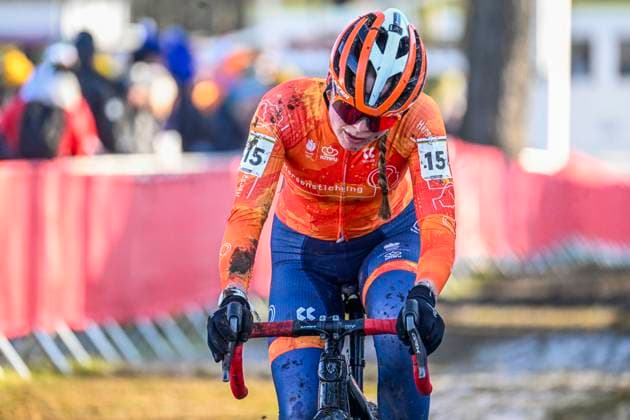 2025 UCI Cyclo-Cross WC - Women Junior LIEVIN, FRANCE - FEBRUARY 01 : Jochems Bente (NED) in action during the 2025 UCI Cyclo-Cross World Championships for Women Junior on February 01, 2025 in Lievin, France, 01 02 2025 Lievin France  Copyright: xNicoxVereeckenx