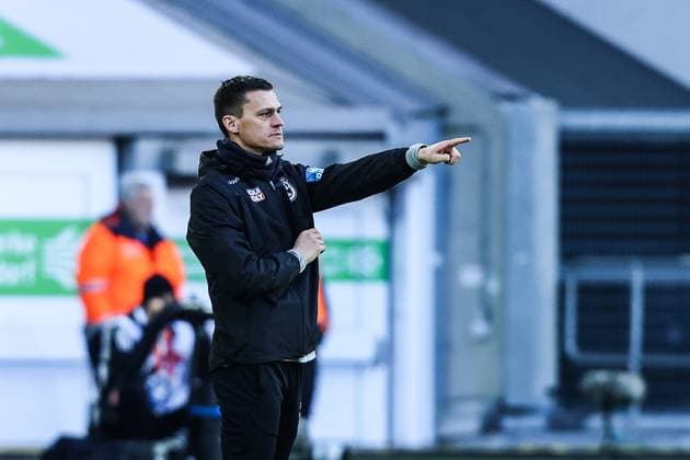 Sport, Football, 2 Bundesliga Season 2024 2025 20 Matchday Fortuna Düsseldorf SSV Ulm 1846 01 02 2025, MERKUR SPIEL ARENA Thomas Wörle Coach, SSV Ulm 1846 Düsseldorf MERKUR SPIEL ARENA North Rhine-Westphalia Germany