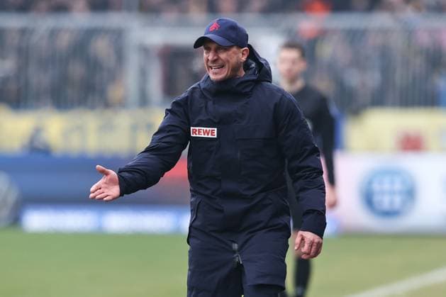 Coach Gerhard Struber 1 FC Köln 2 Soccer Bundesliga Season 2024 2025 Eintracht Braunschweig vs 1 FC Köln at Eintracht Stadium in Braunschweig Soccer,Man,Men,Germany,01 02 2025