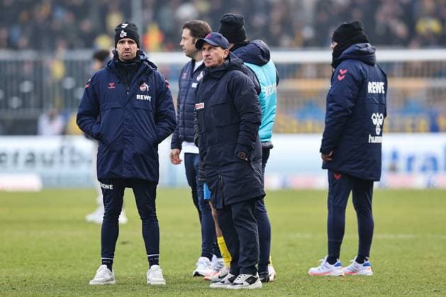 Coach Gerhard Struber 1 FC Köln 2 Soccer Bundesliga Season 2024 2025 Eintracht Braunschweig vs 1 FC Köln at Eintracht Stadium in Braunschweig Soccer,Man,Men,Germany,01 02 2025
