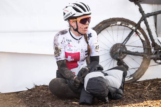 Cyclo cross, UCI World Championships LiÃ vin, Women Junior, 01 02 2025 Anja Grossmann SUI LiÃ vin France Copyright: xCarlaxNagelx